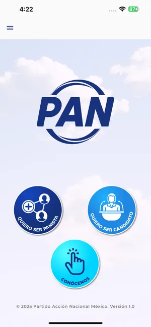 Partido Accion Nacional iPhone screenshot 2