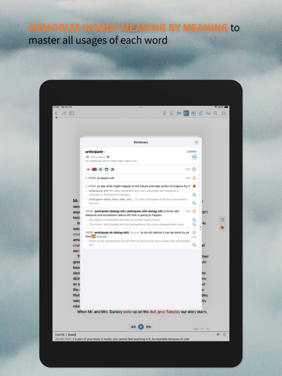 TingYue – Read Originals Easy iPad screenshot 5 - Education app