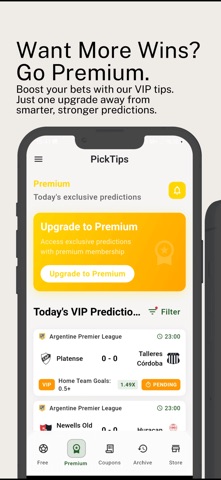 PickTips: Betting Predictions Screenshot 3 of 5