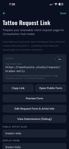 NeedleNote Artist Screenshot 6 of 10