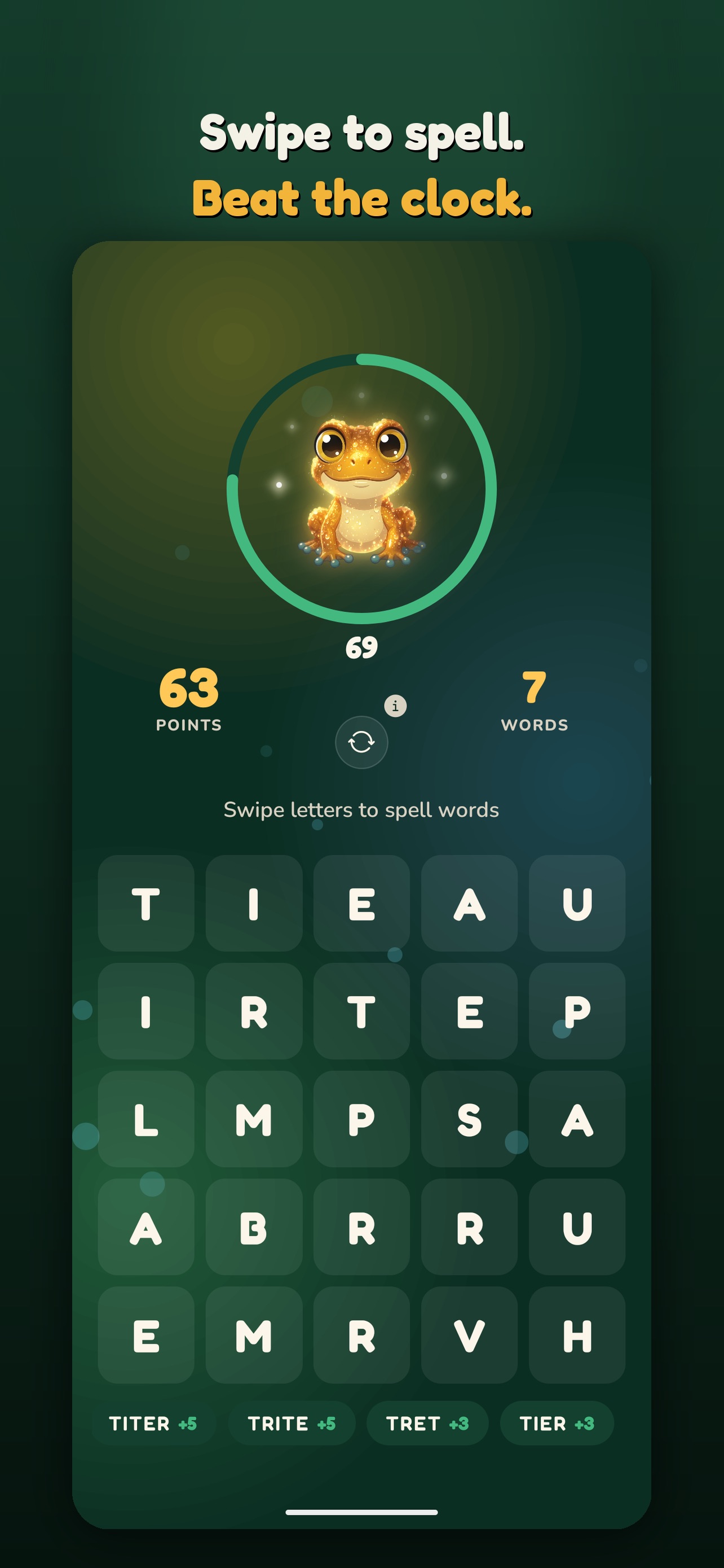 Screenshot 2 of Froggles: Pet Word Game