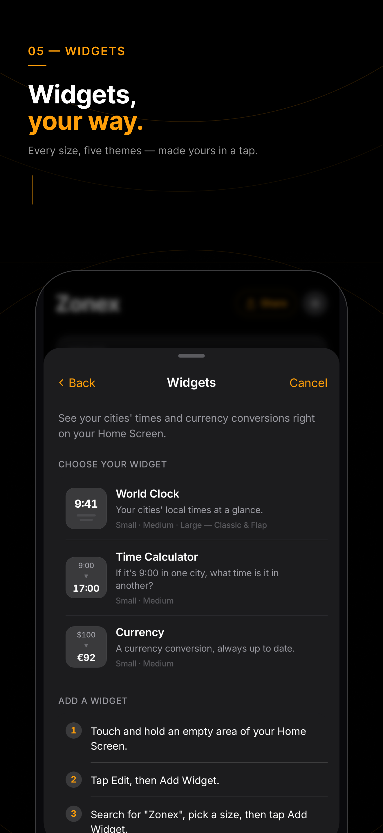 Zonex Time & Currency screenshot 4
