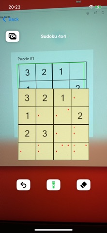 Sudoku Snap Solver iPhone screenshot