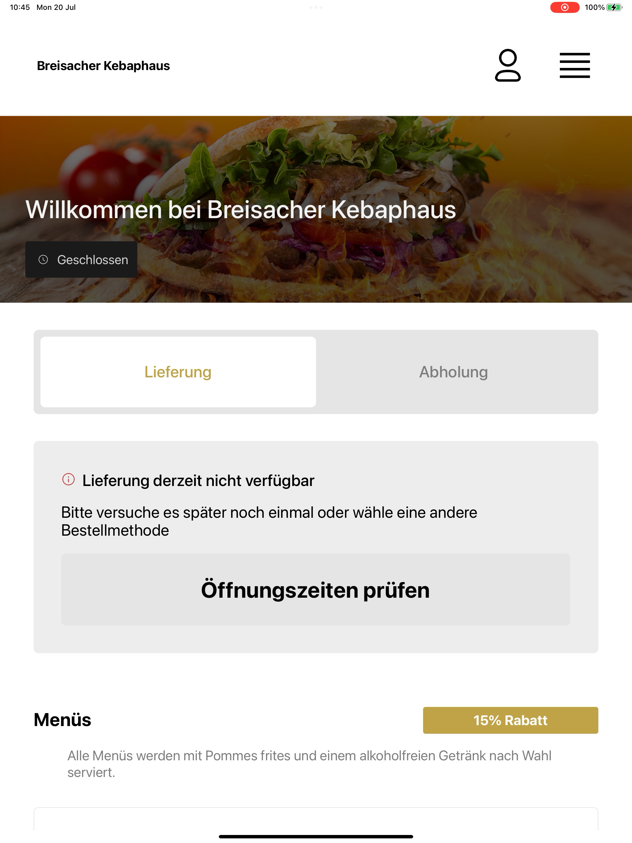 Breisacher Kebaphaus screenshot 10
