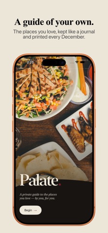 Palate Journal Screenshot 1 of 7