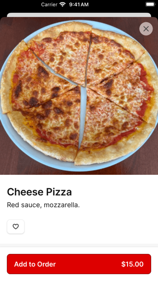 Red Rooster Brick Oven iPhone screenshot 3 - Food & Drink app