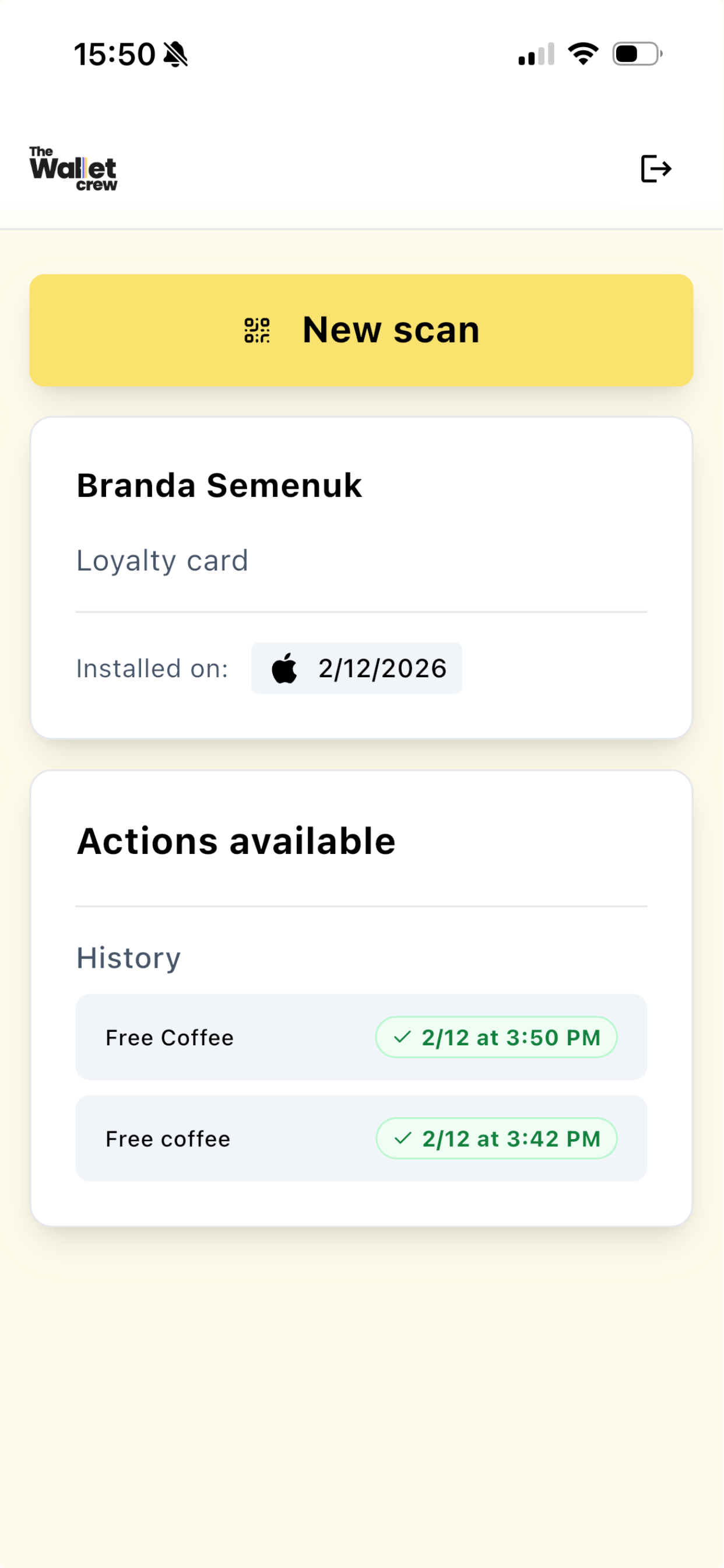 The Wallet Crew - Scanner screenshot 3