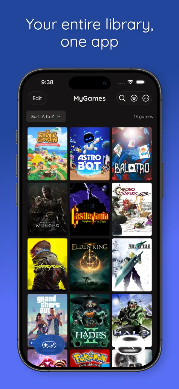 Screenshot #1 pour MyGames Database