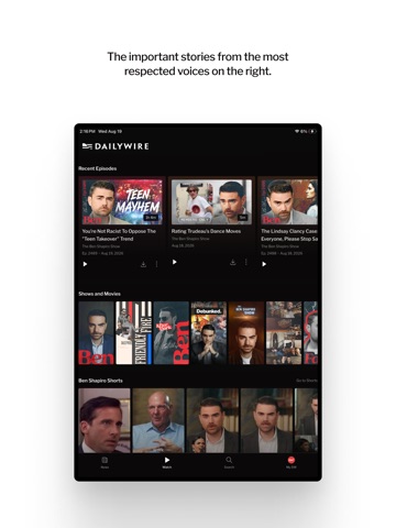 Daily Wire iPad screenshot 3