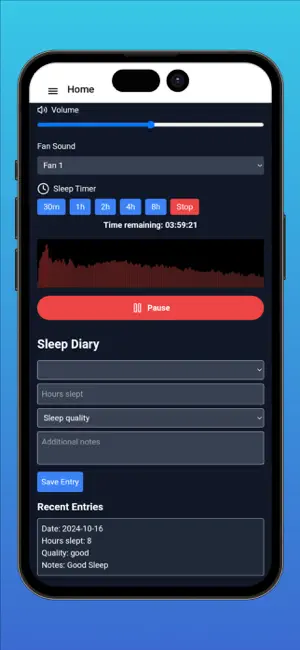 Bedtime Fan: White Noise Fan screenshot 3