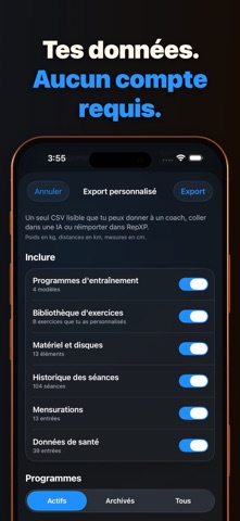 RepXP : Journal de musculation screenshot 8