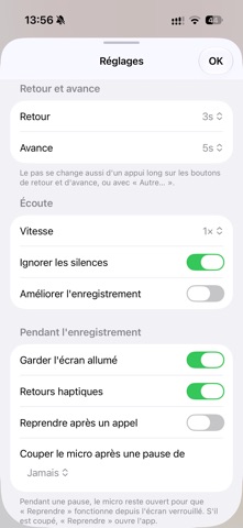 Dictée Audio Pro screenshot 5