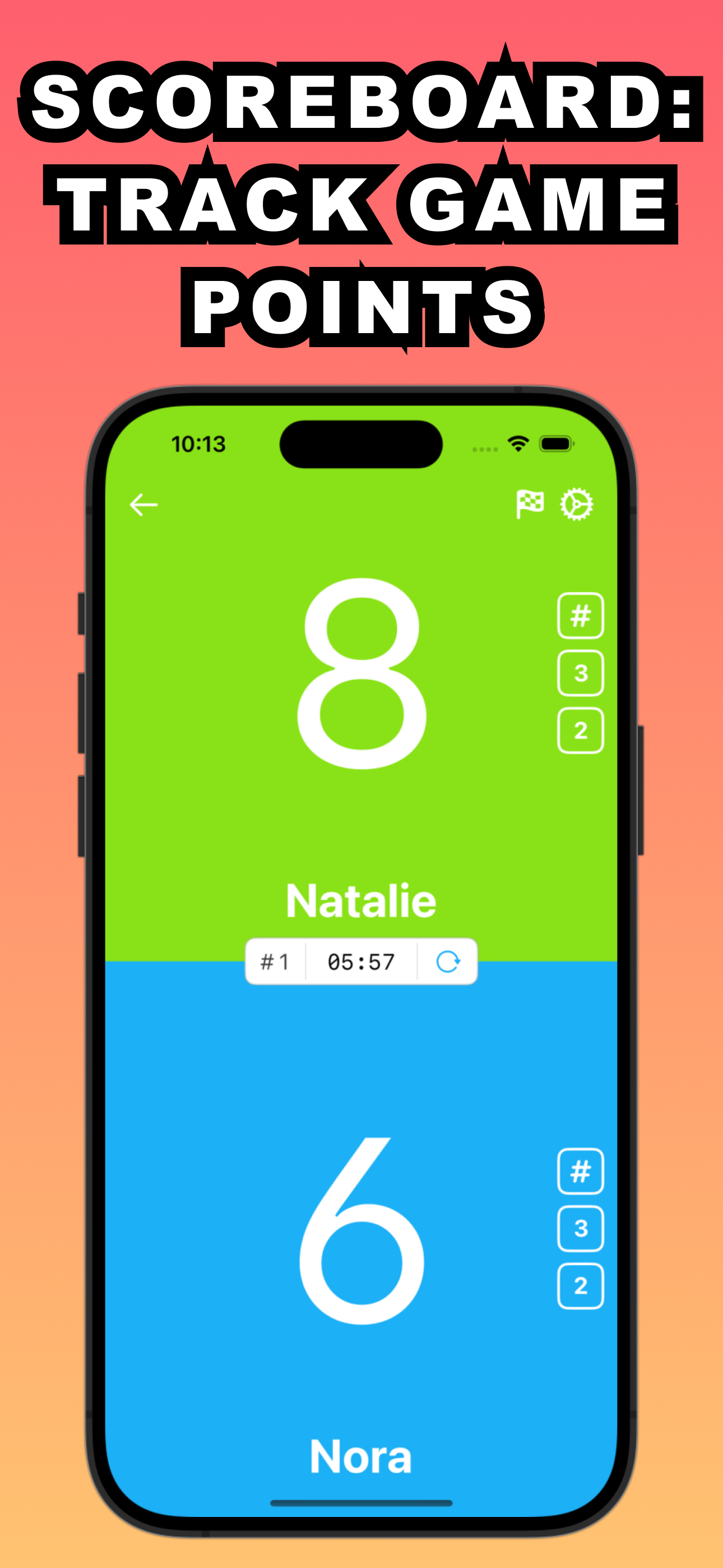 Scoreboard: Keep game score