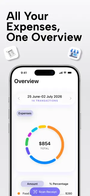 Receipt Scanner : AI Tracker screenshot 4