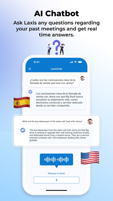 Laxis: AI Meeting Assistant Screenshot