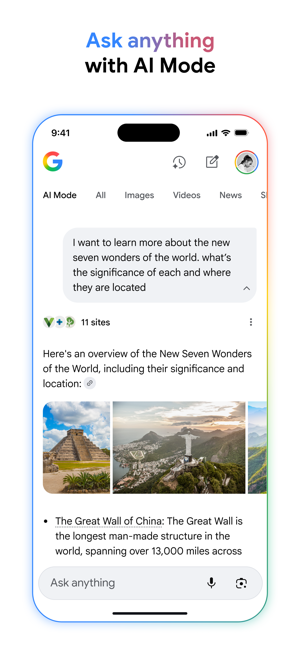 Google - More ways to search Screenshot