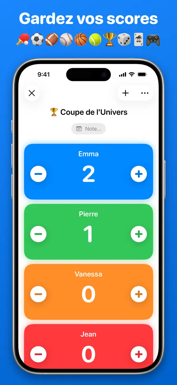 Screenshot #1 pour Compteur de points - Skoro