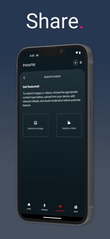 PeteFM iPhone screenshot