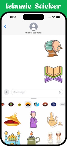 Islamic Muslim Stickers iPhone screenshot