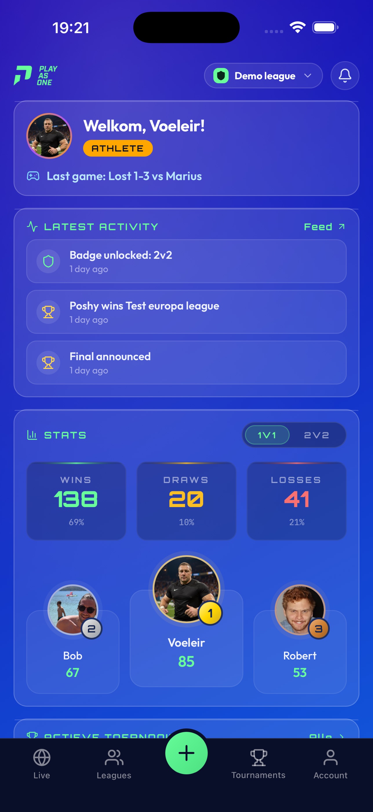 Screenshot 3 of PlayAsOne Leagues