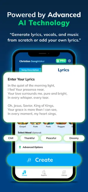 Christian Song Maker: AI Music screenshot 4