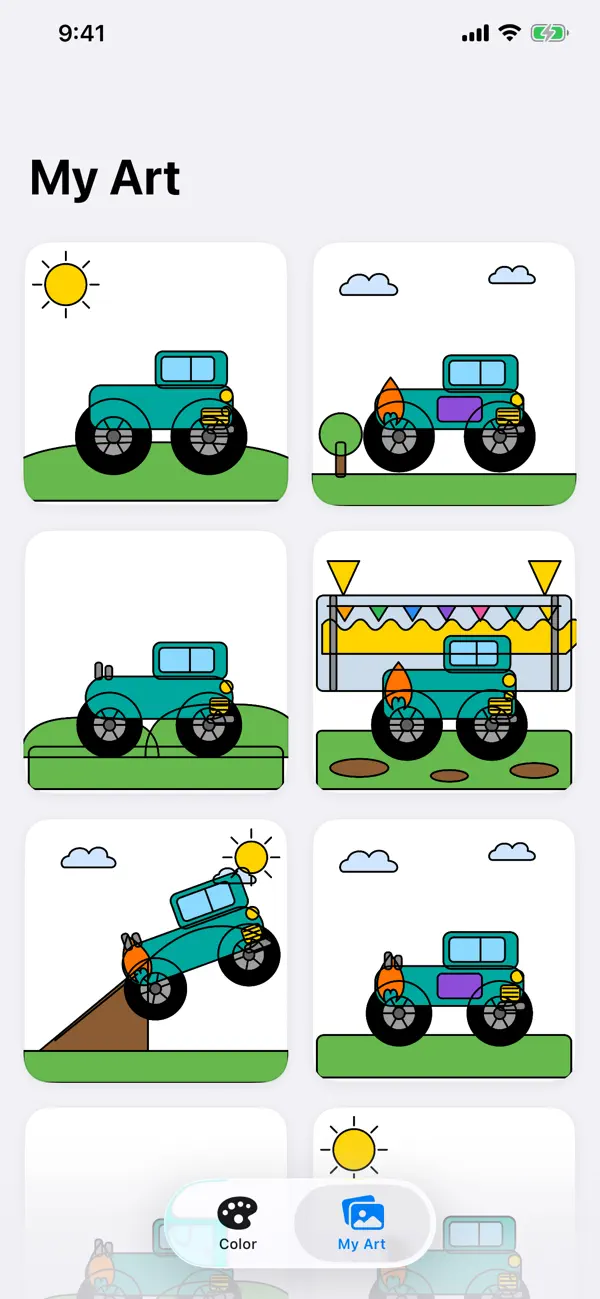 Screenshot #3 pour Monster Truck Coloring Kids