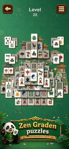 Zen Panda Mahjong Game Screenshot 5 of 5