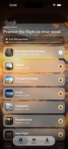 Steady: Beat Fear of Flying iPhone screenshot