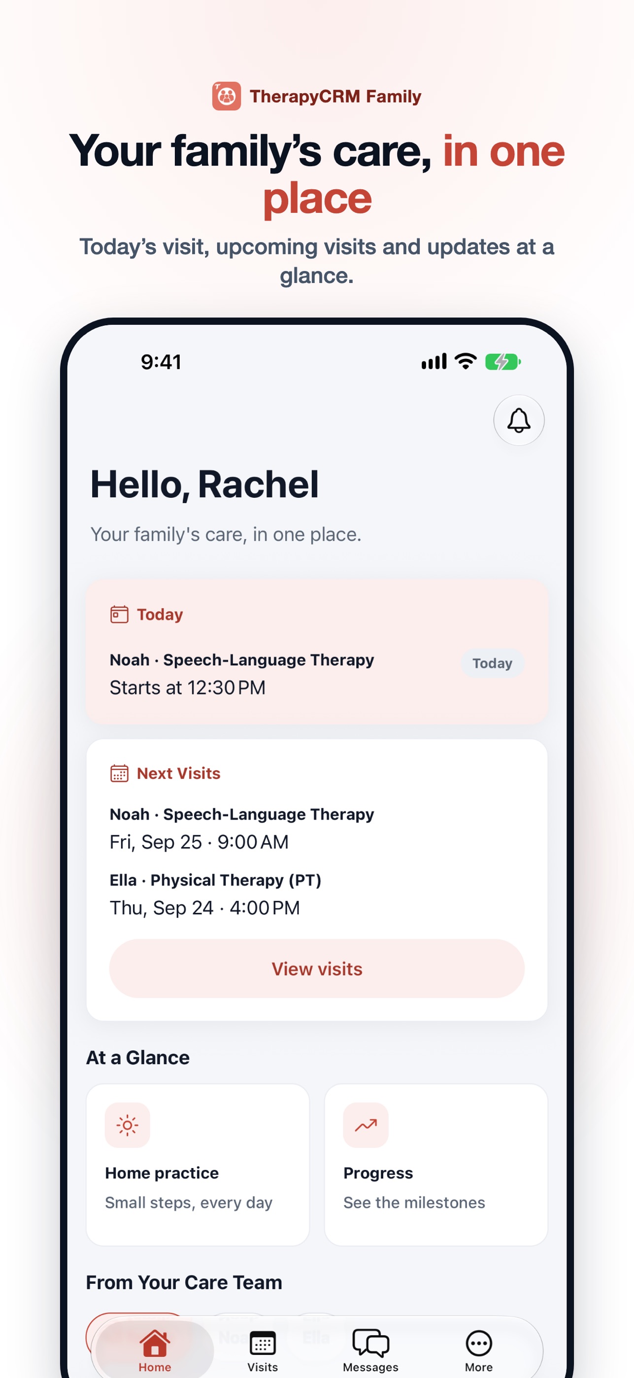 Screenshot 1 of TherapyCRM Family