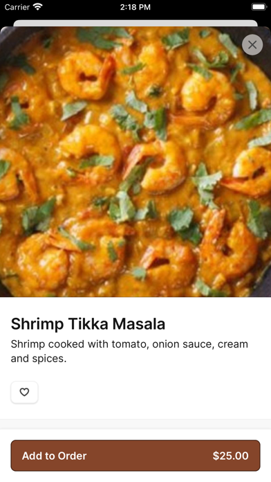 Bombay Grill of Huntington iPhone screenshot 4 - Food & Drink app