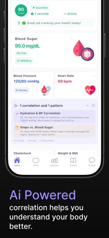 Diabetes Tracker : BP Log Screenshot 2 of 9