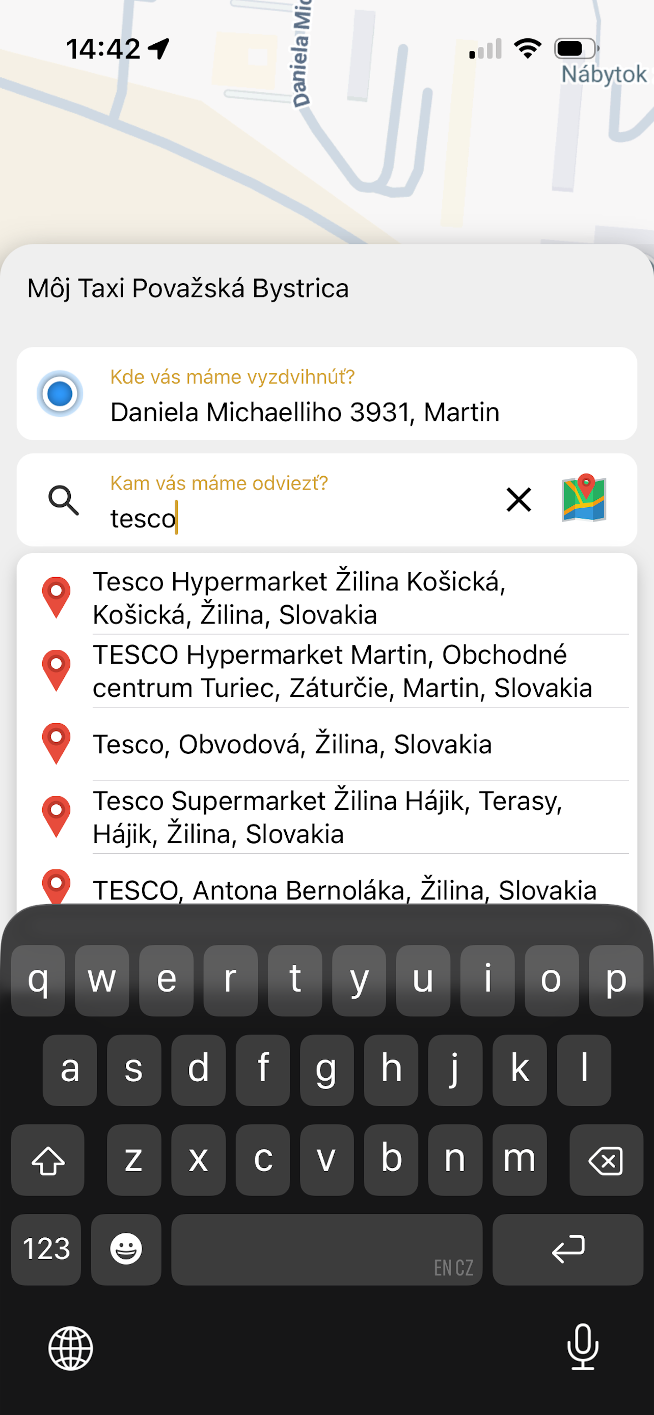 Môj Taxi screenshot 3