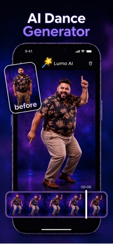 Lumo: AI Video Photo Generator iPhone screenshot