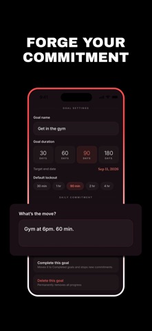 Dialed - Resolution Tracker screenshot