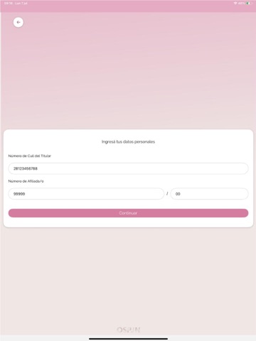OSPJN Credencial Digital iPad screenshot 2