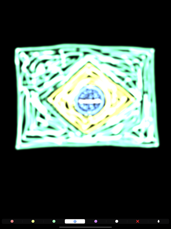 Glow Drawings iPad screenshot 4 - Entertainment app