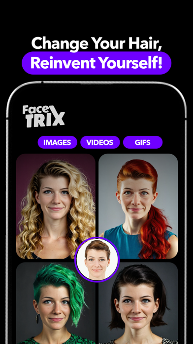 FaceTrix: AI Face Swapper App Screenshot