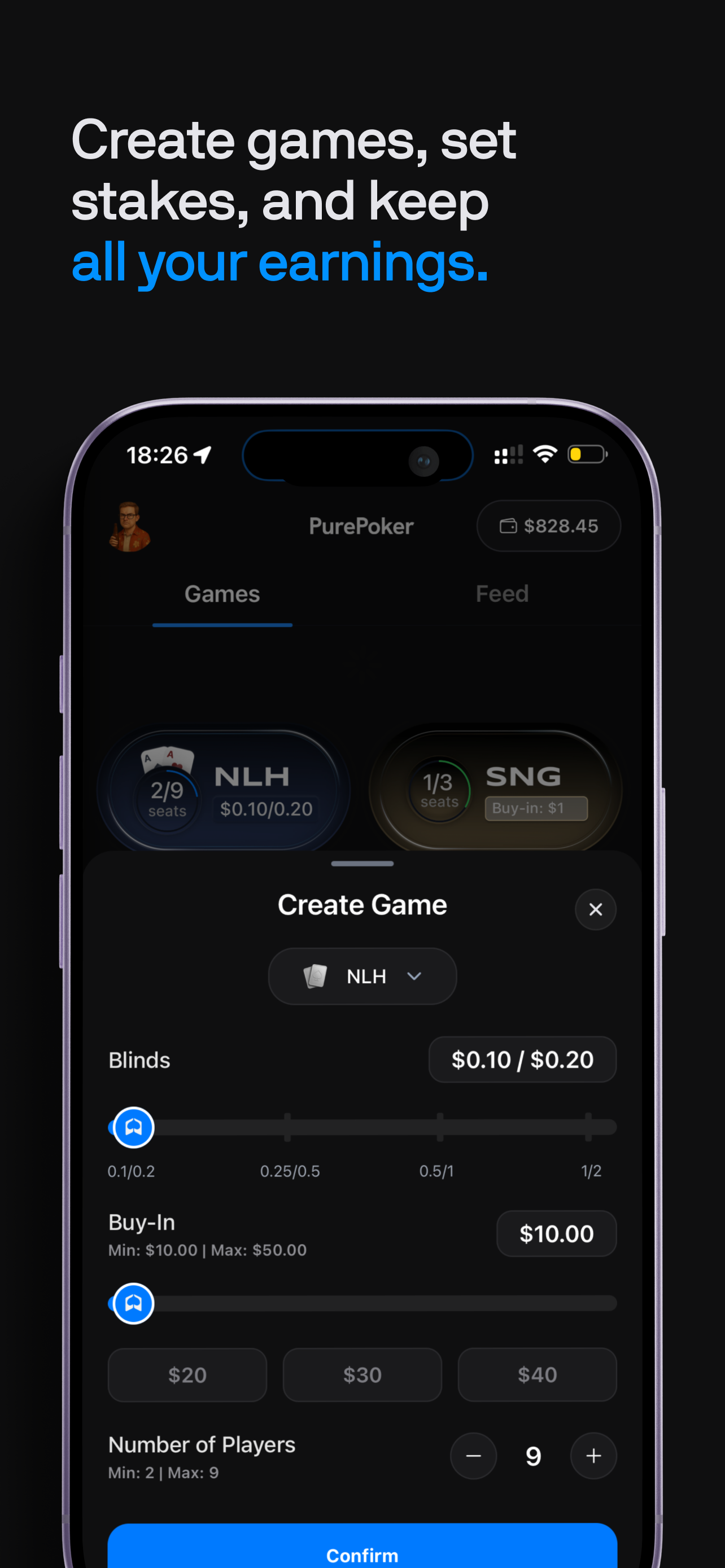 Pure Poker: Real Money Games