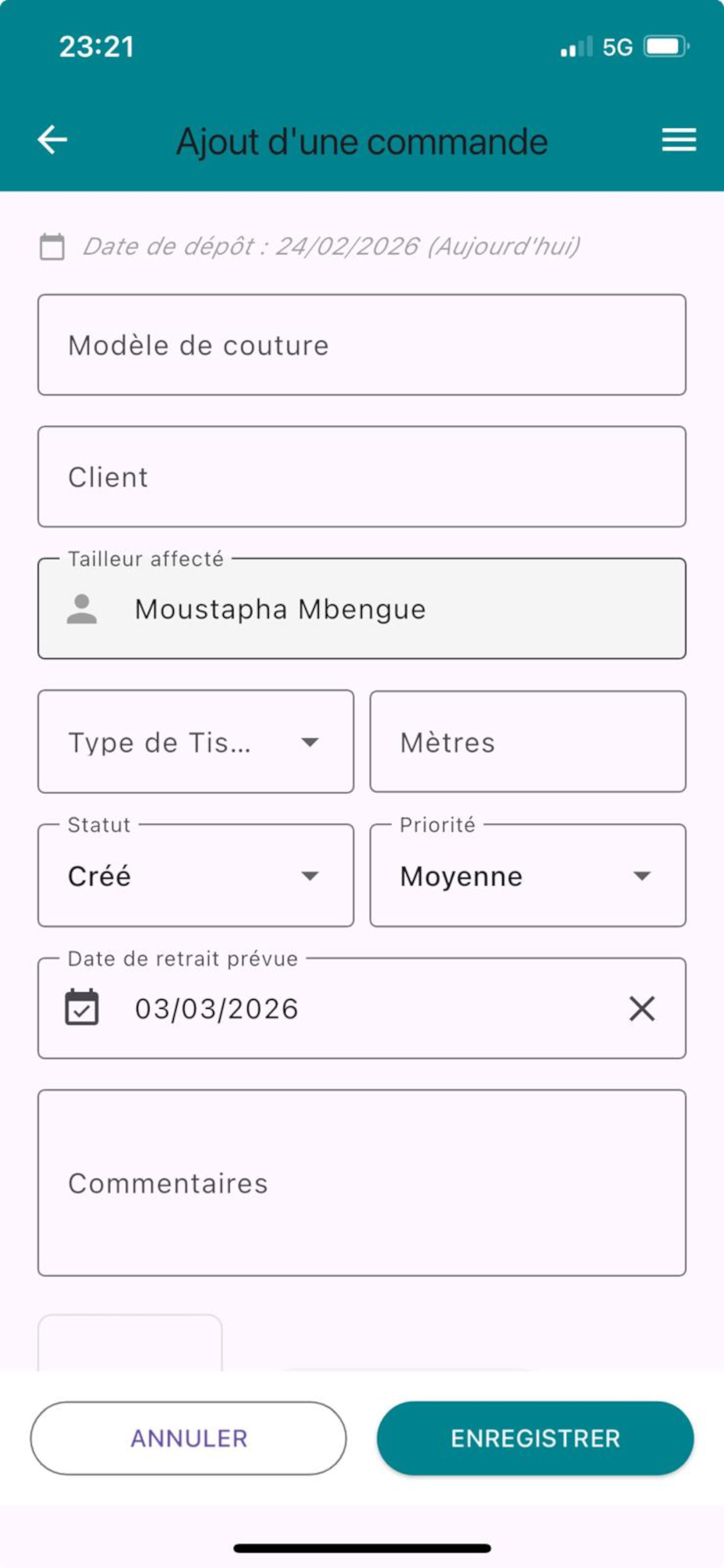 Tailor App screenshot 3