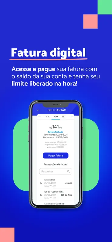 DM App: Conta, Crédito e Pix screenshot 3 of 8