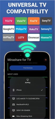 Mirashare for TV screenshot