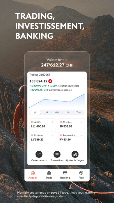 Screenshot #1 pour Swissquote