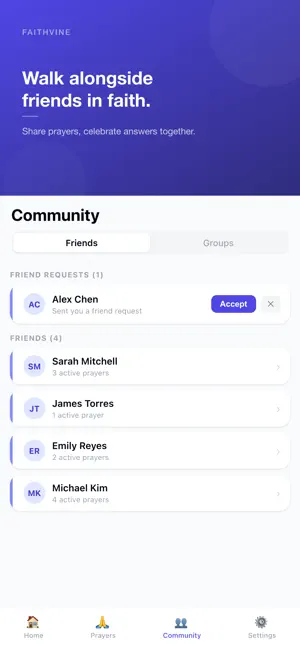 Faithvine: Prayer Journal screenshot 2