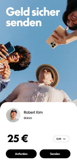 Screenshot von PayPal: Geld Senden, Verwalten auf dem iPhone 1