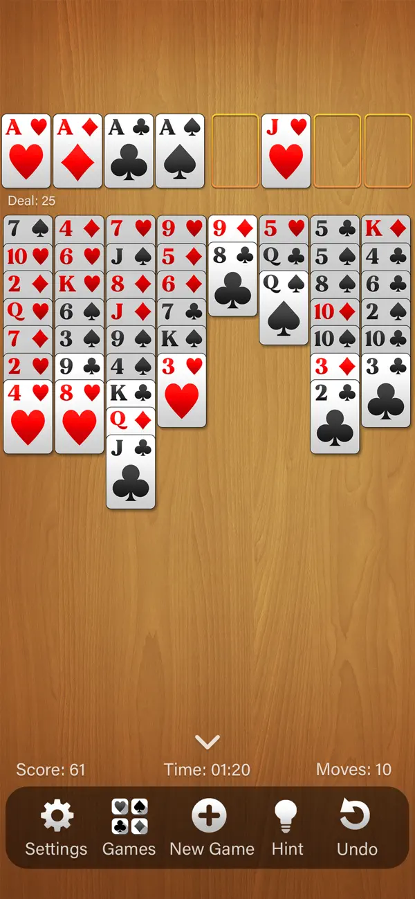 Screenshot #3 pour FreeCell Solitaire ·