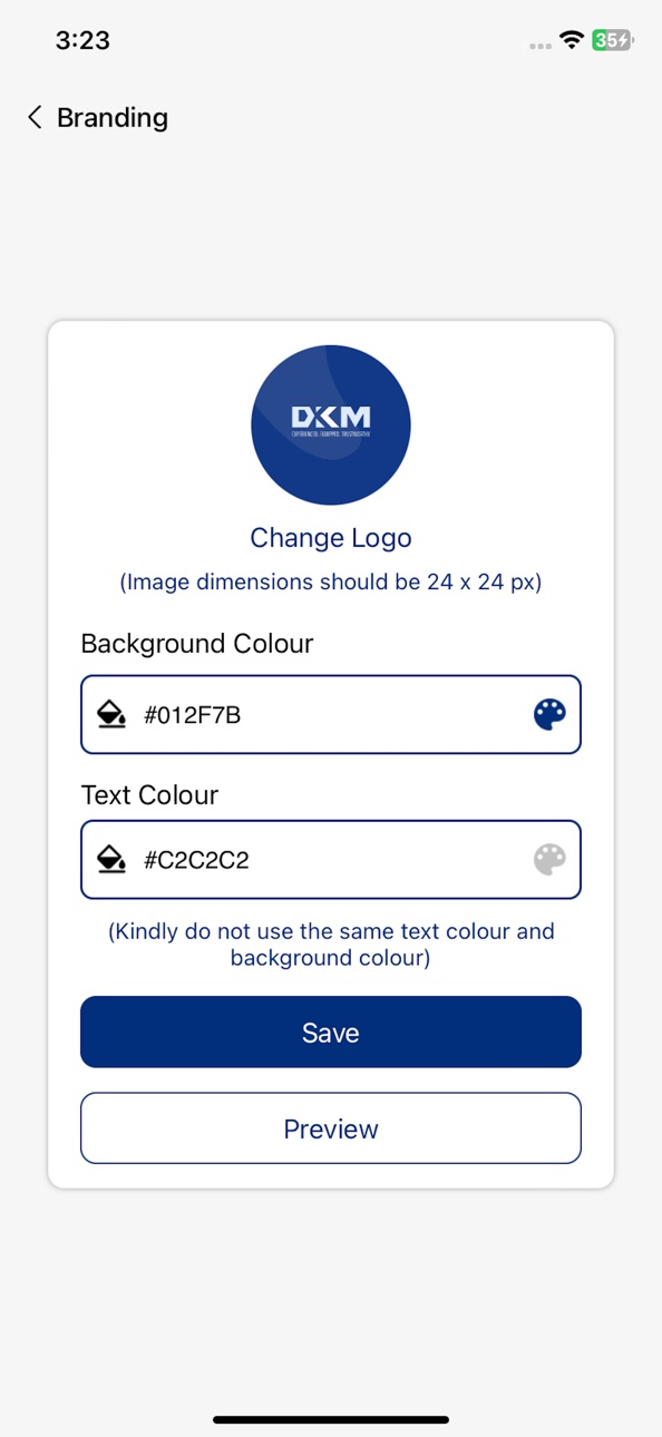 iPhone screenshot