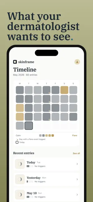 Skinframe: Rosacea Tracker screenshot 4