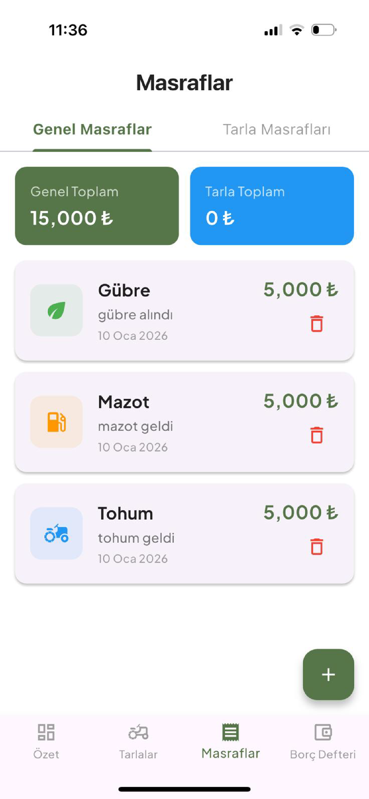 çiftçi defteri