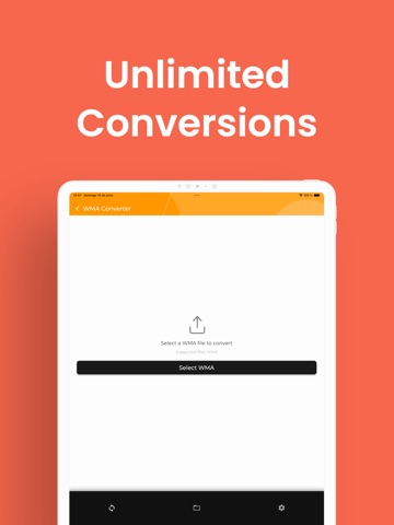 WMA Converter, WMA to MP3 iPad screenshot