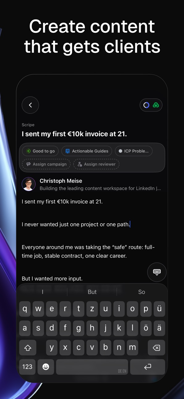 iPhone screenshot